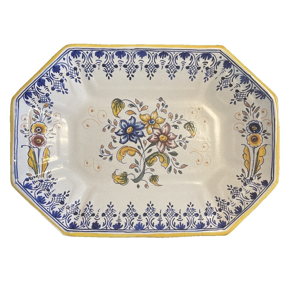 Talavera Large 14" Ceramic Platter‎ Plate Handpainted Wall Hanging or Serving